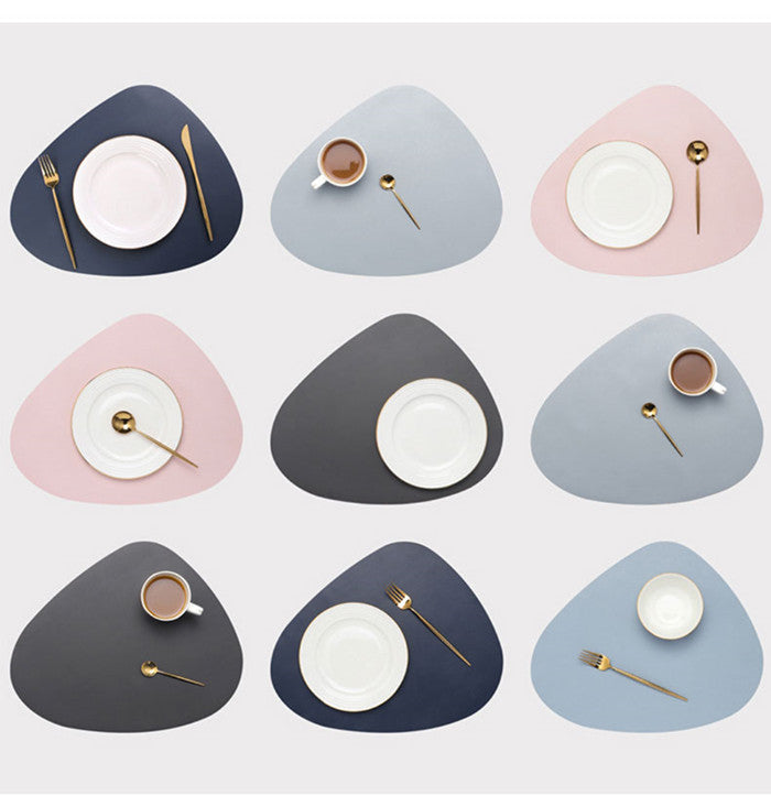Minimalistische Leren Placemats