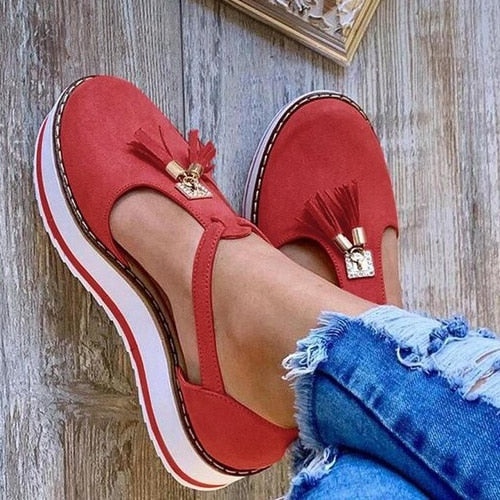 Plateau Sandalen met Franjes™