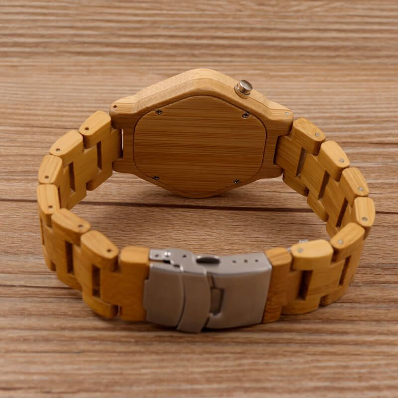 Digitaal Houten LED-horloge