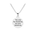 Jij bent mijn sunshine Zilver Ketting