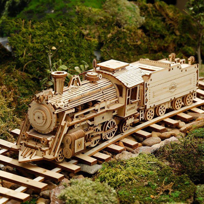 3D Houten Trein Puzzel