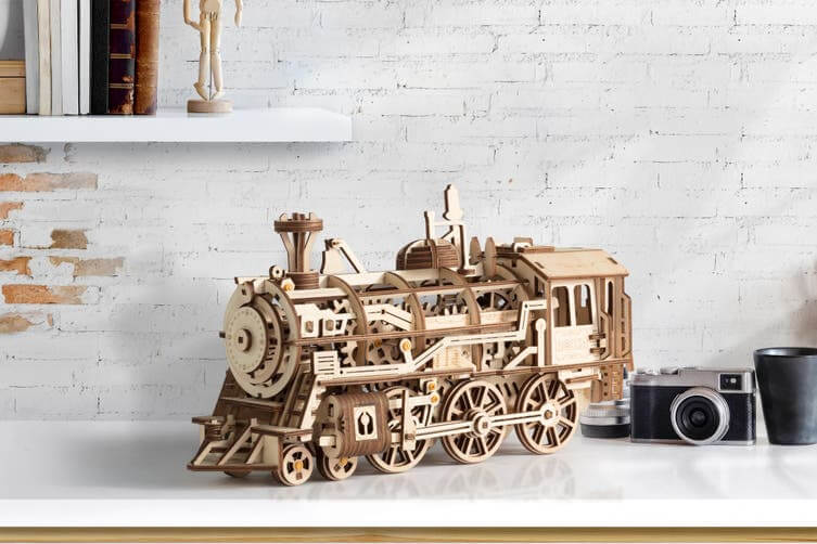 3D Houten Trein Puzzel