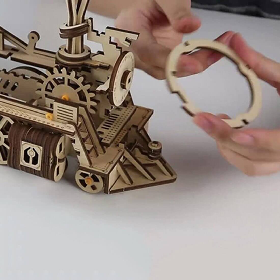 3D Houten Trein Puzzel