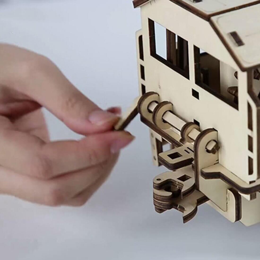 3D Houten Trein Puzzel