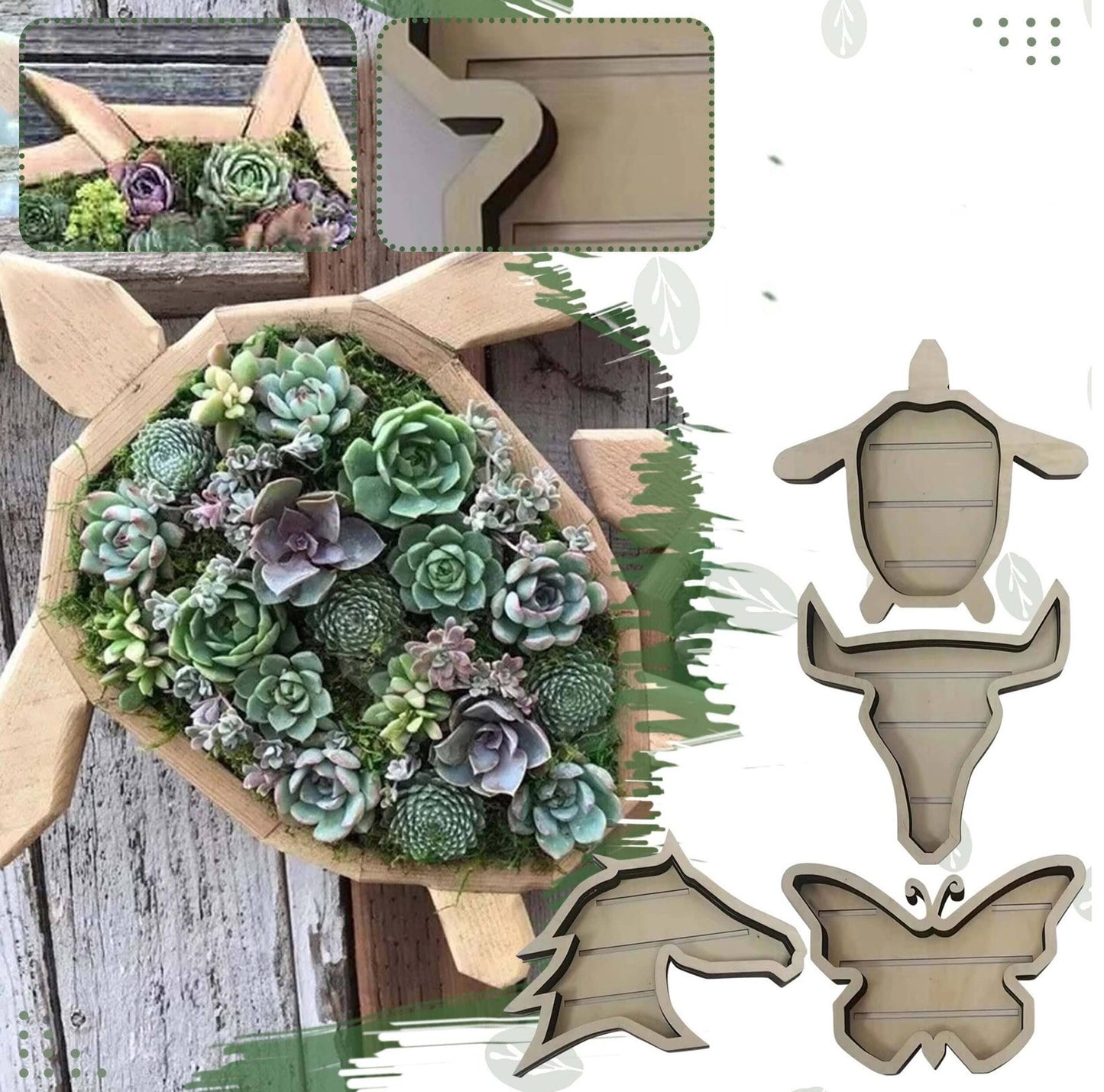 Animal Plants™ | Houten Plantbox