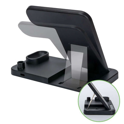 4-in-1 Draadloos Oplaadstation