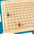 FunnyCalc™ - Houten Montessori Vermenigvuldigings Bordspel