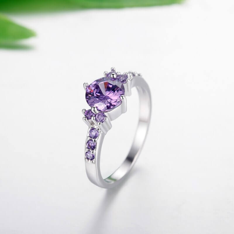 Amethist Eternity Ring