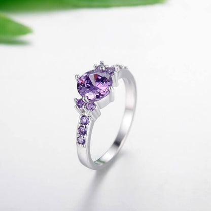 Amethist Eternity Ring