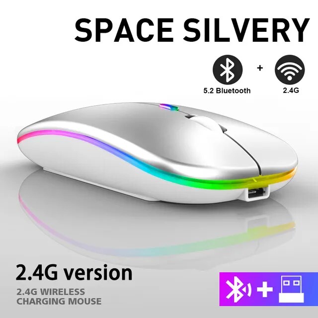 GardenFeel™ Wireless LED Muis | Oplaadbare Bluetooth muis