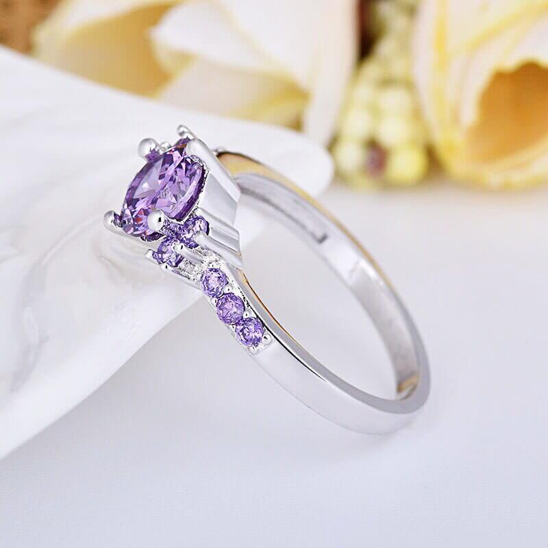 Amethist Eternity Ring