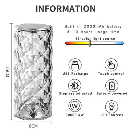 CrystalShine™ - Kristallen Lamp
