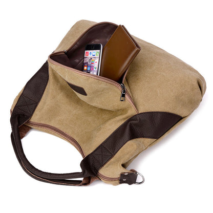 Multi-pocket Casual Canvas Tas