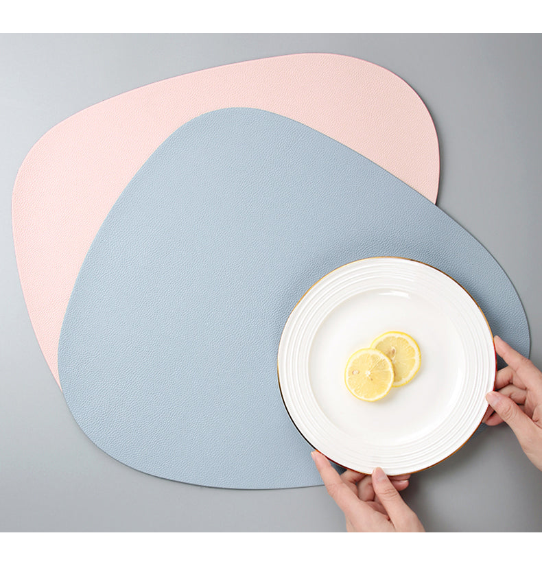 Minimalistische Leren Placemats