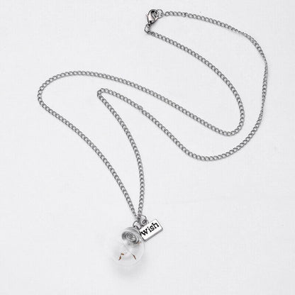 Vintage Wens Paardebloem Ketting