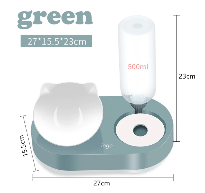 2 in 1 Cat/Dog Feeder™️