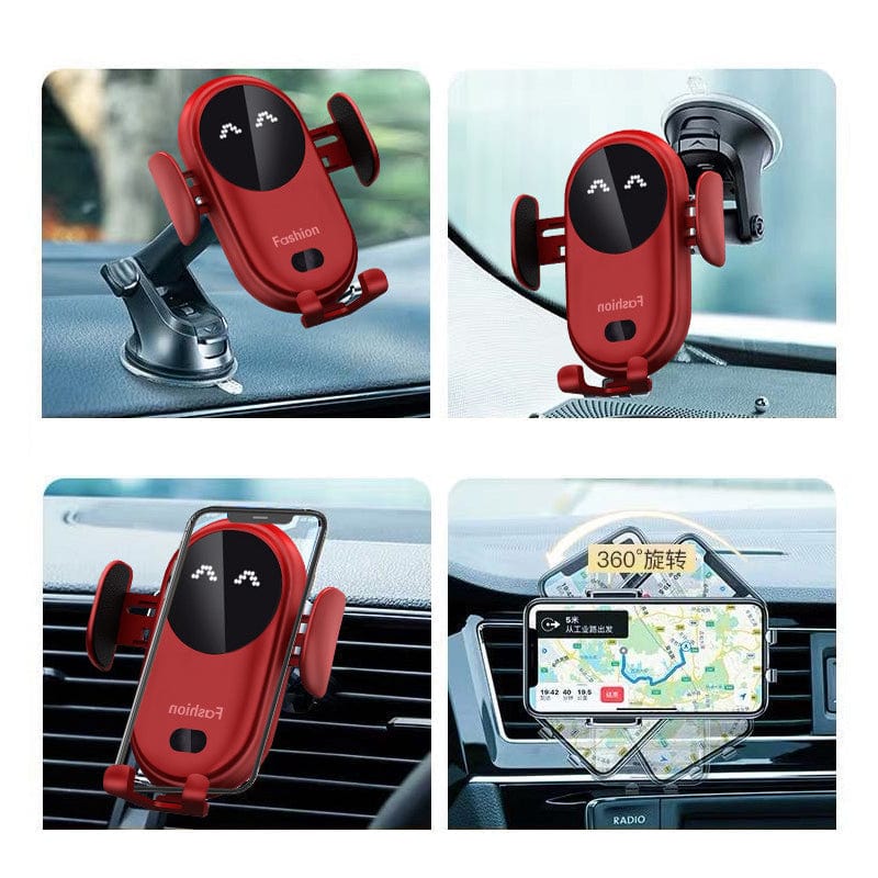 Smart draadloze autotelefoonhouder + oplader