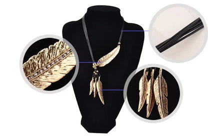 Boheemse Veren Ketting