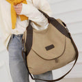 Multi-pocket Casual Canvas Tas