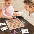 FunnyCalc™ - Houten Montessori Vermenigvuldigings Bordspel