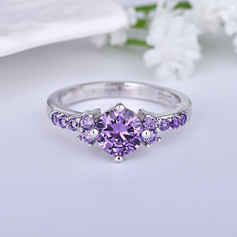 Amethist Eternity Ring