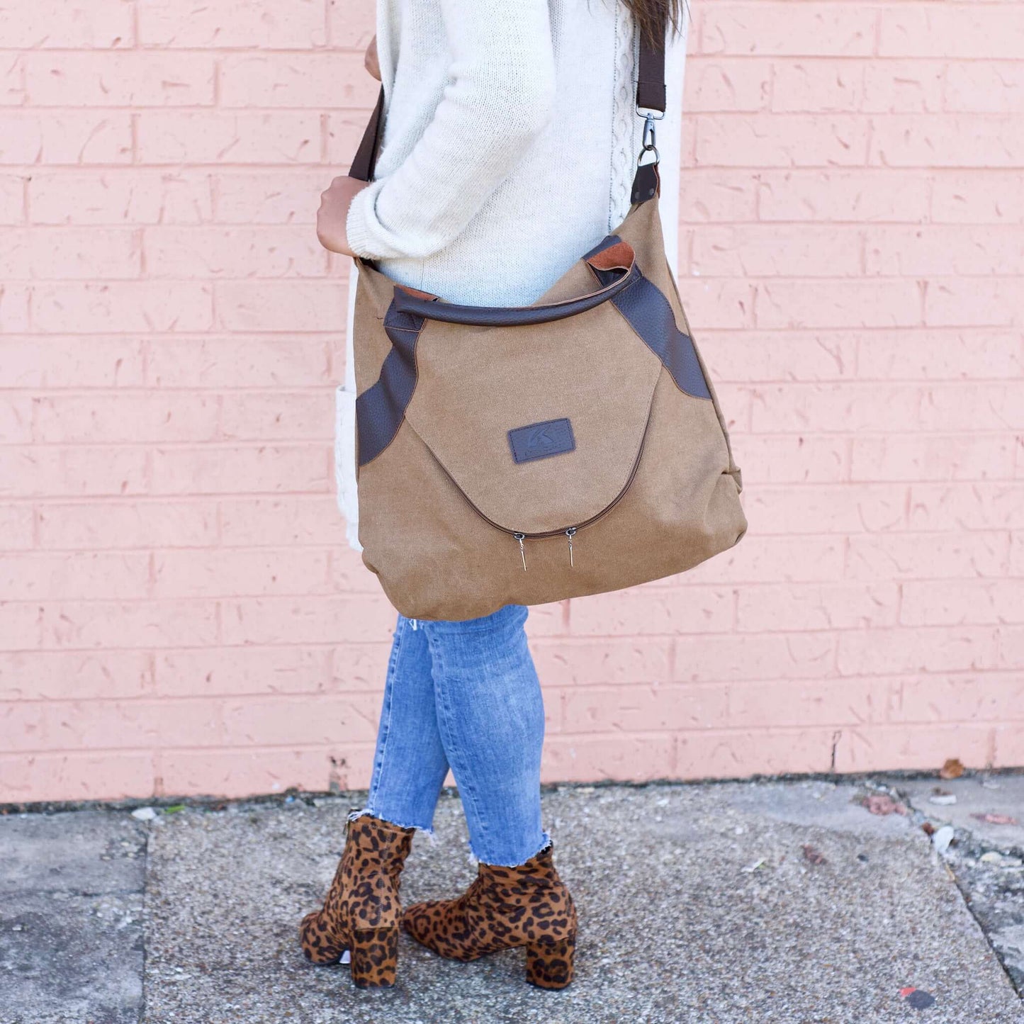 Multi-pocket Casual Canvas Tas