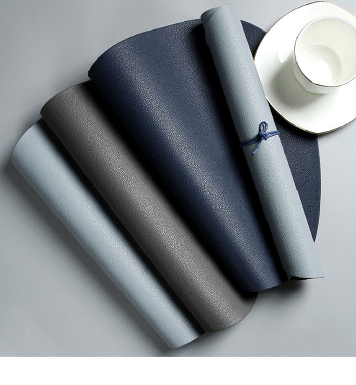 Minimalistische Leren Placemats