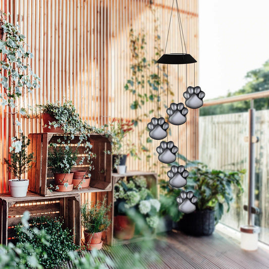 Zonne Poot Print Wind Klokkenspel Licht