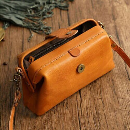 Leder Retro Crossbody Handtas