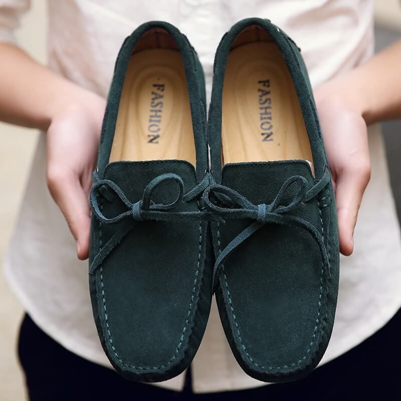 Mannen Ademend Leren Mocassins Schoenen
