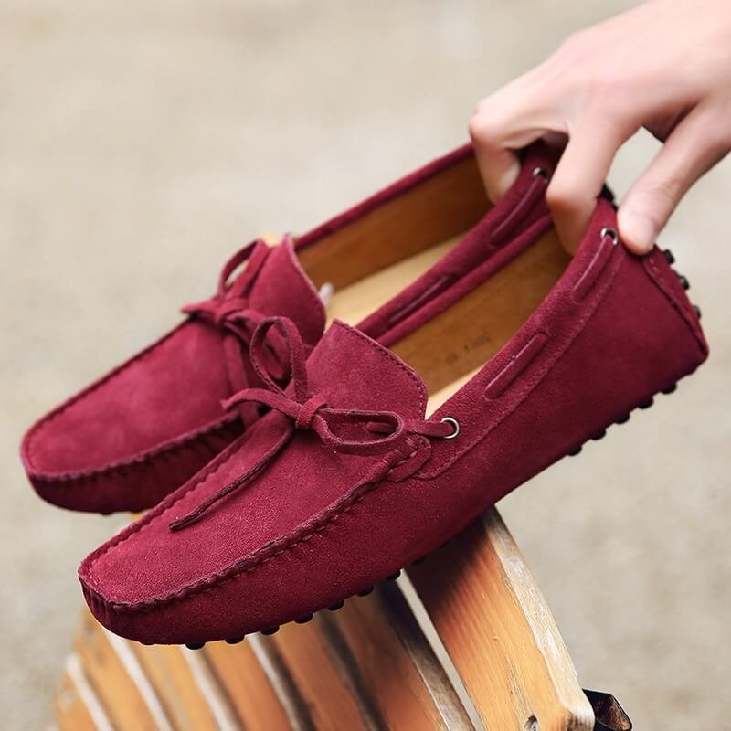 Mannen Ademend Leren Mocassins Schoenen