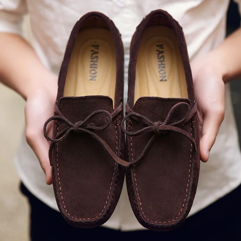 Mannen Ademend Leren Mocassins Schoenen