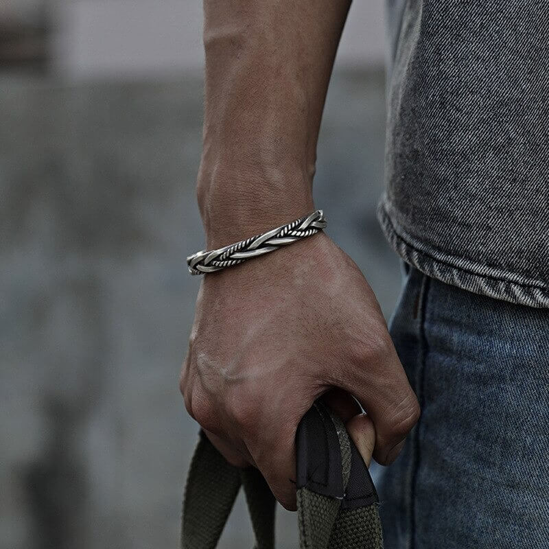 Heren Vintage Open Manchet Armbanden