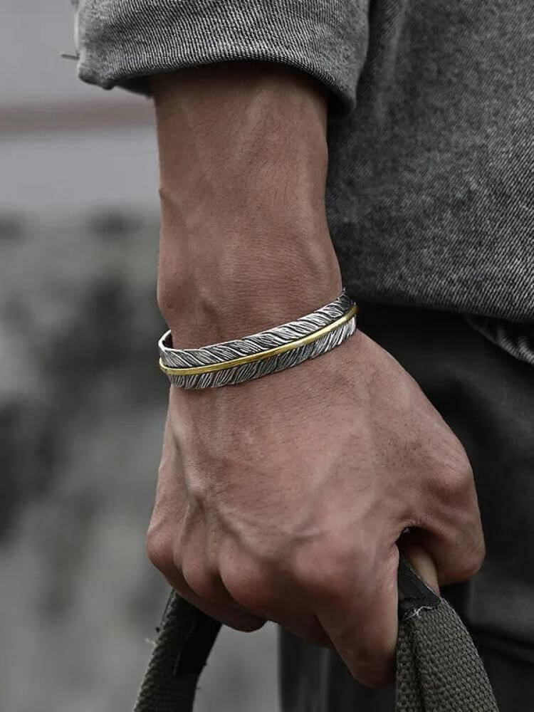 Heren Vintage Open Manchet Armbanden