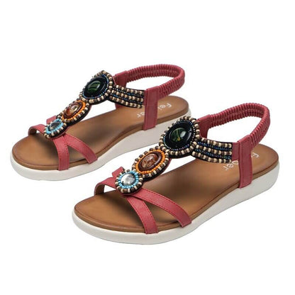 Boheemse Rhinestone Sandalen