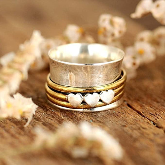 Brede Band Harten Ring