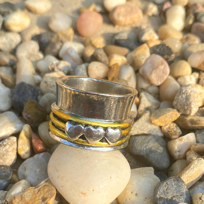 Brede Band Harten Ring