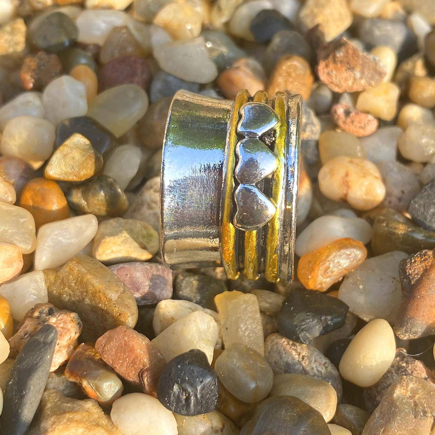 Brede Band Harten Ring