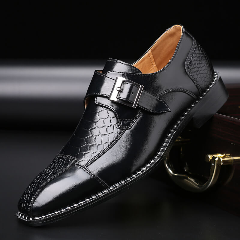 Mannen Formele Krokodil Patroon Schoenen