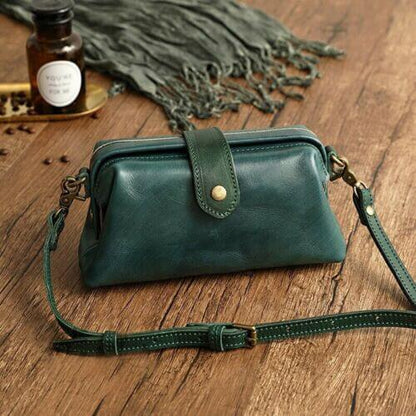 Leder Retro Crossbody Handtas