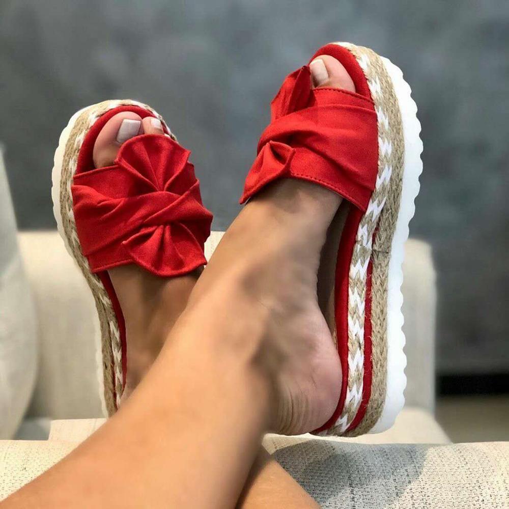 Plateau Sandals with Knot™
