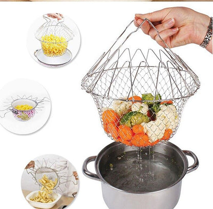 Chef Basket ｜Opvouwbare Multifunctionele Lek Mand
