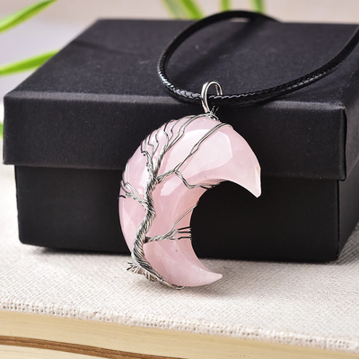 Moon Necklace | Kristallen Hanger