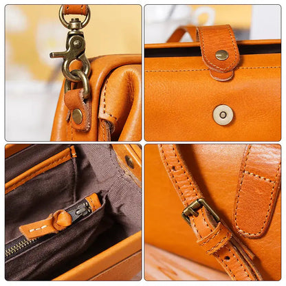 Leder Retro Crossbody Handtas