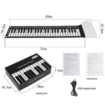 Draagbare Rollup Piano