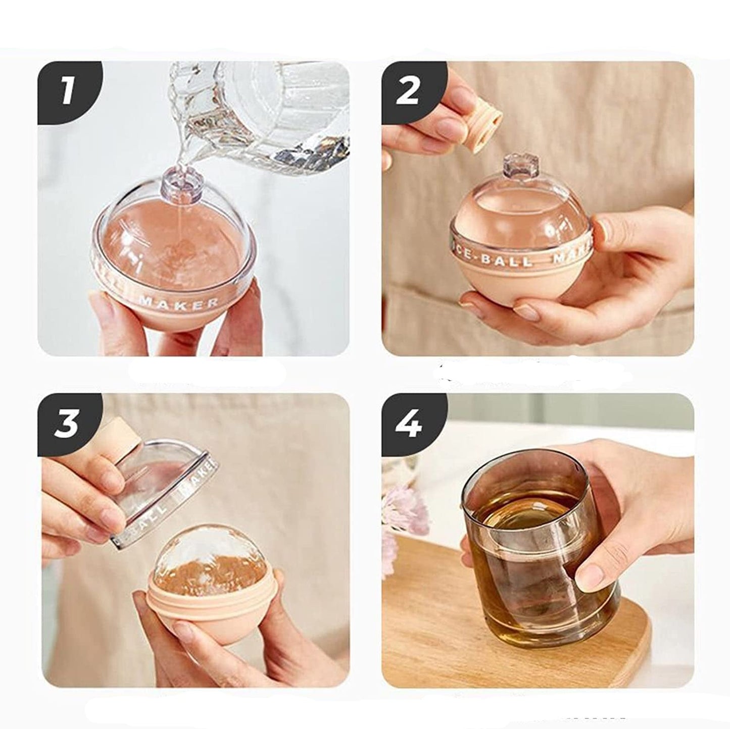 Ice Ball Molder | Siliconen IJsmaker
