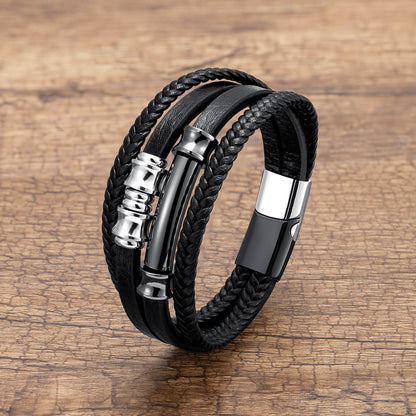 Weaved Bracelet | Lederen Armband