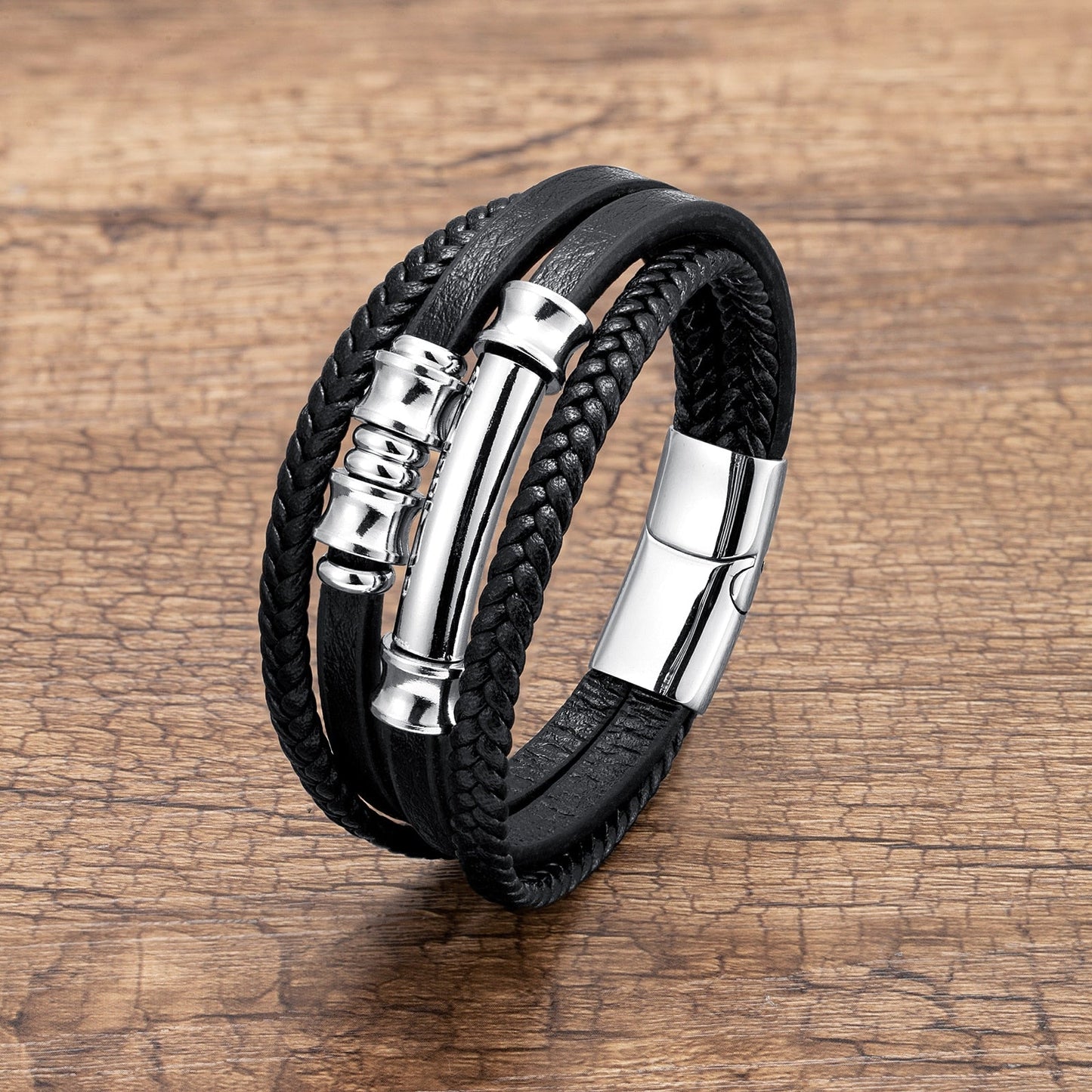 Weaved Bracelet | Lederen Armband