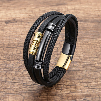 Weaved Bracelet | Lederen Armband