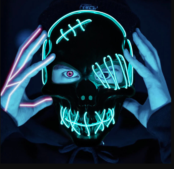 Glowing Horror Vendetta Mask™️